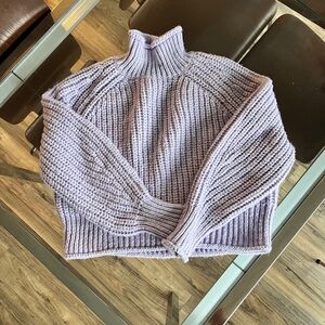 H&M Soft Purple Cowl Neck Sweater